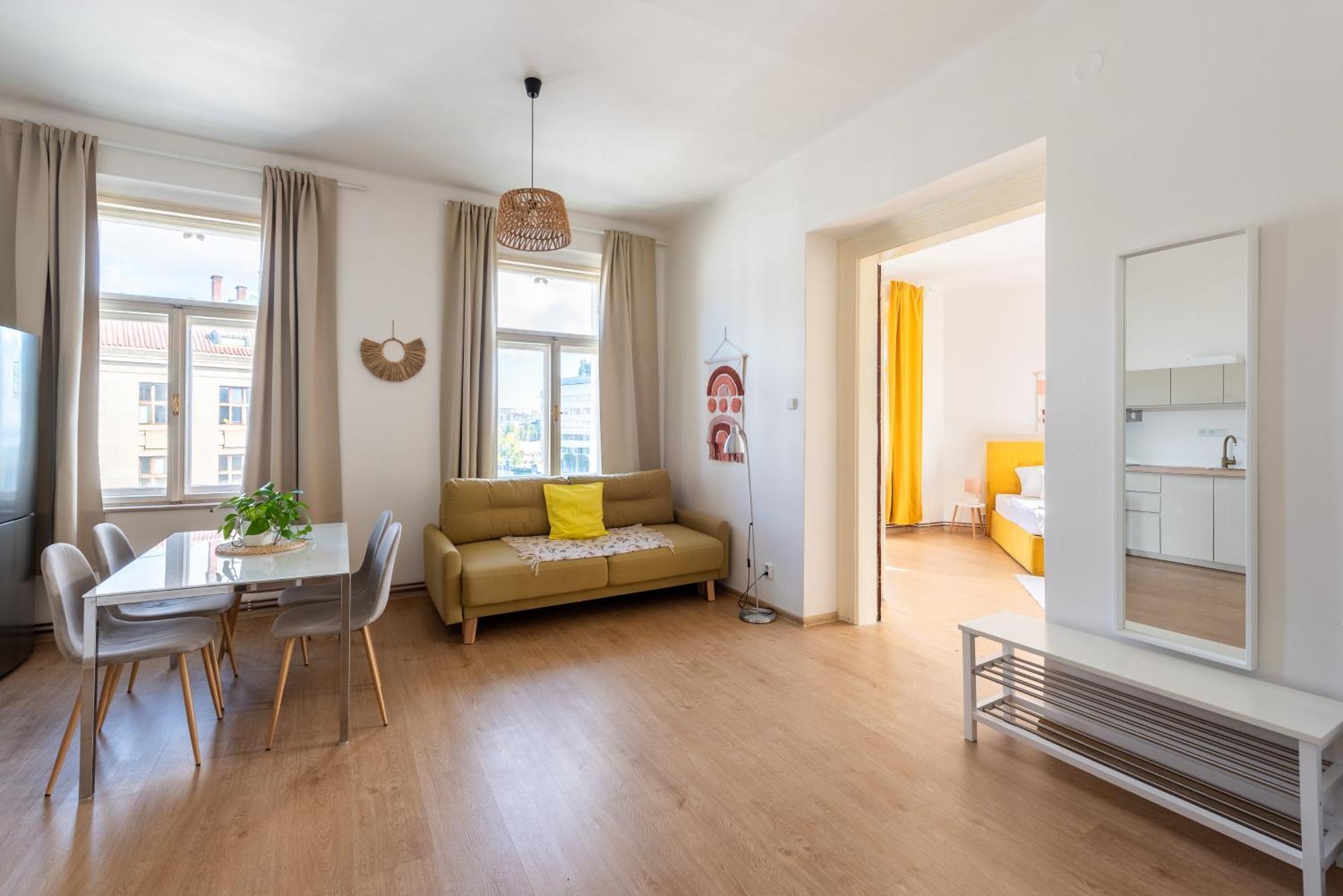 Residence Tesnov Apartment Prag Exteriör bild