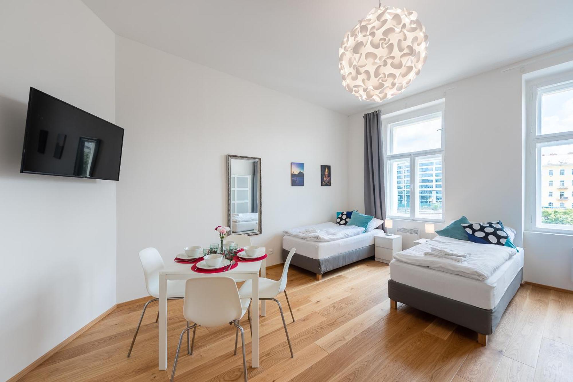 Residence Tesnov Apartment Prag Exteriör bild